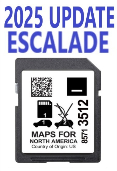 *NEW* 2025 GPS NAVIGATION SD CARD 2021-2023 ESCALADE MODELS