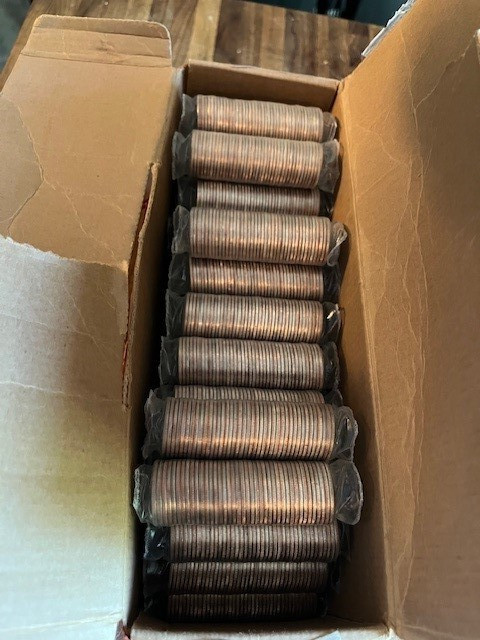 US 1999 Original BU Roll DELAWARE State Quarters, One roll. 