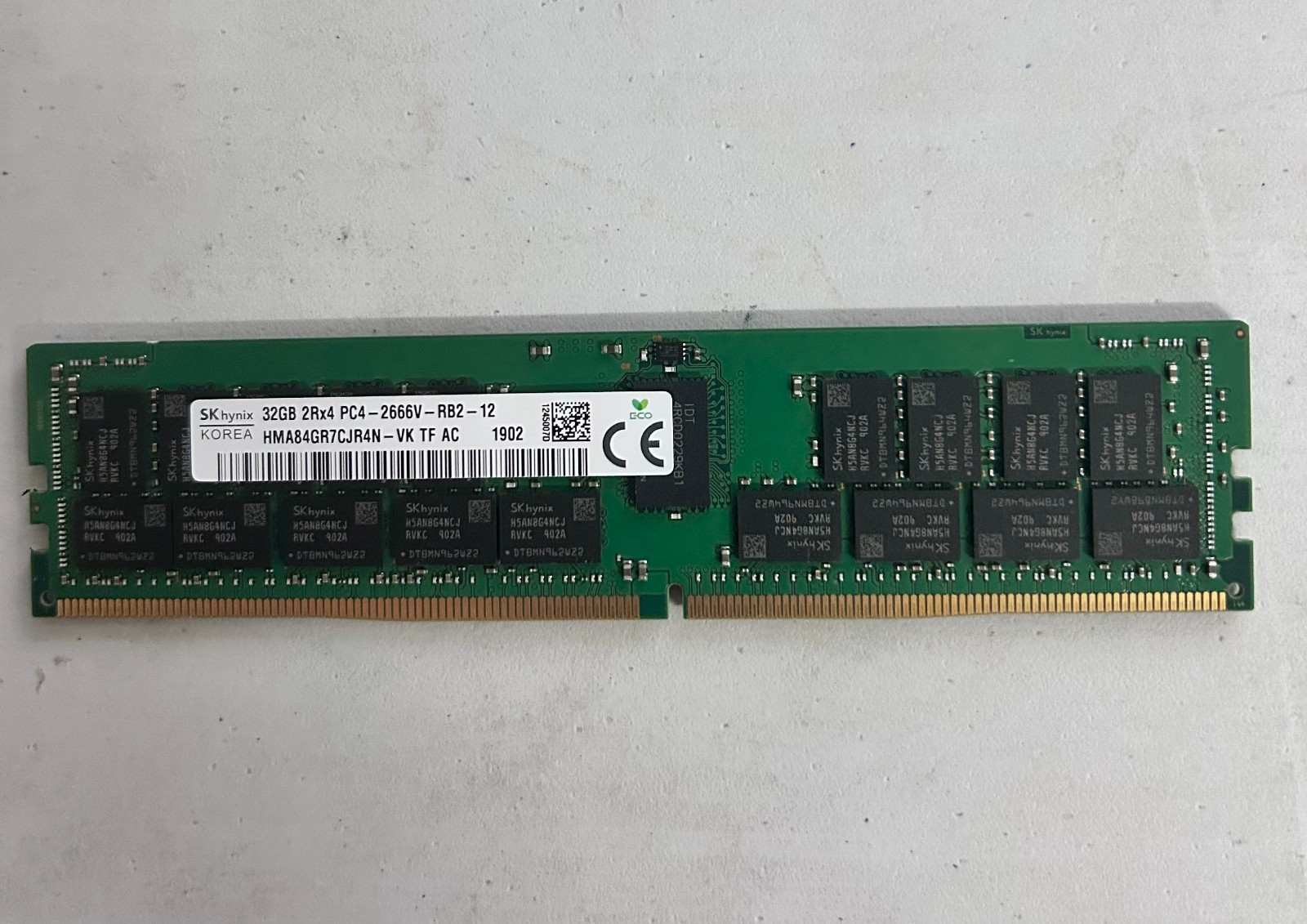 sk hynix 32gb 2rx4 pc4-2666v-rb2-12 HMA84GR7CJR4N‑VK