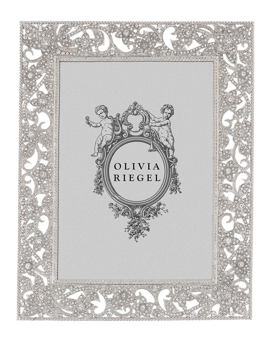 Olivia Riegel Flora 5X7 Photo Frame Silver