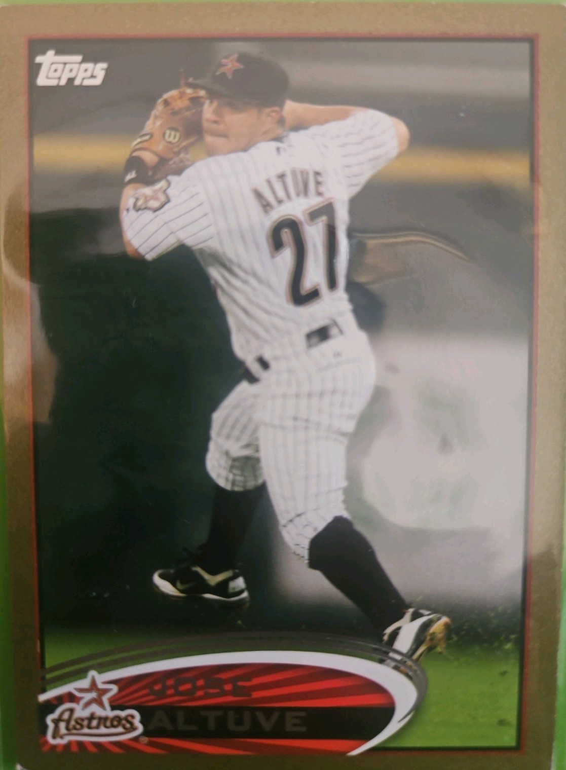 2012 Topps - Jose Altuve #187 Gold /2012 2012 Topps - Jose Altuve #187 Gold /2012
