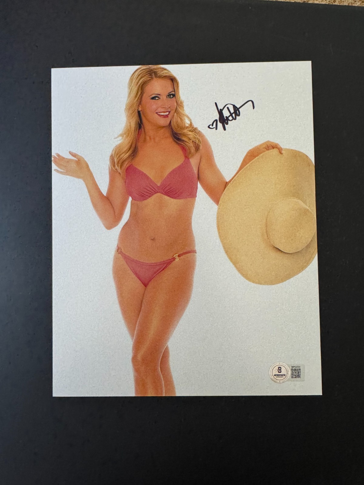 Melissa Joan Hart Hot signed autographed sexy bikini 8x10 photo Beckett BAS