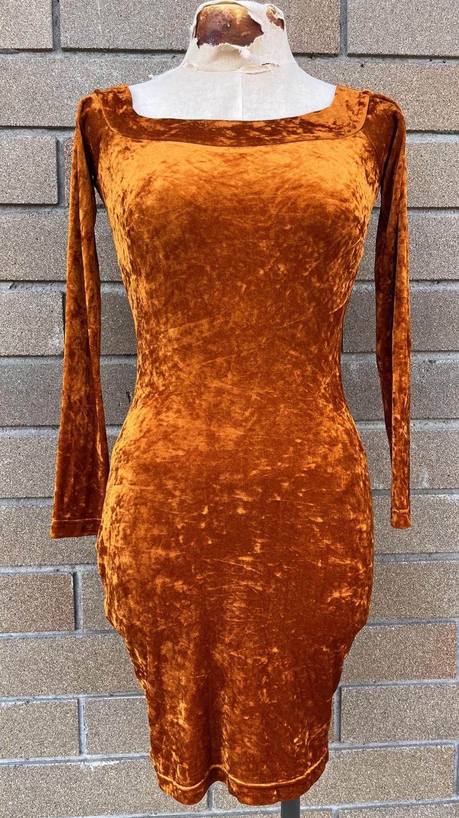 Vintage 80’s Betsey Johnson Punk Label Crushed Velvet Bodycon Midi Dress L Glam Vintage 80’s Betsey Johnson Punk Label Crushed Velvet Bodycon Midi Dress L Glam