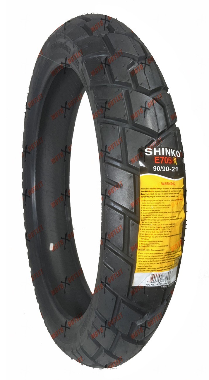 Shinko 705 90/90-21 Front Tire Dual Sport 90/90B21 DOT 87-4528