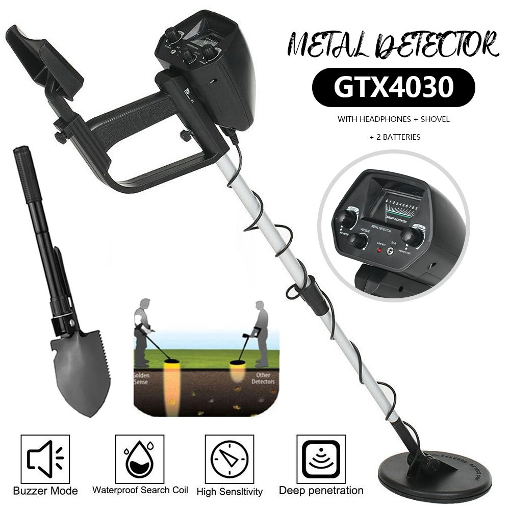 Waterproof LCD Metal Detectors Gold Digger Deep Sensitive Hunter Coil Searcher