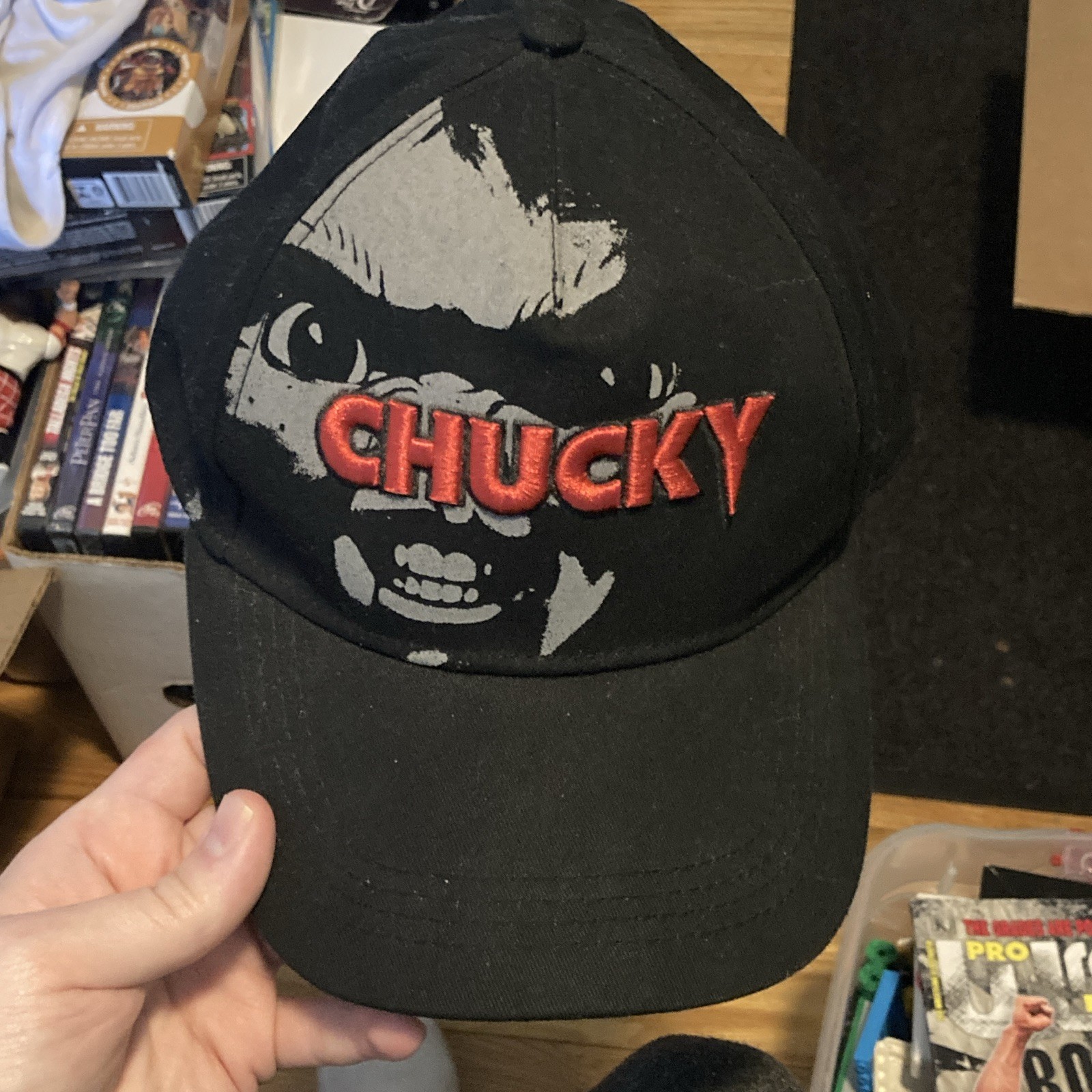 Chucky Black Adjustable Snapback Hat Universal City Studios Fright Rags Movie
