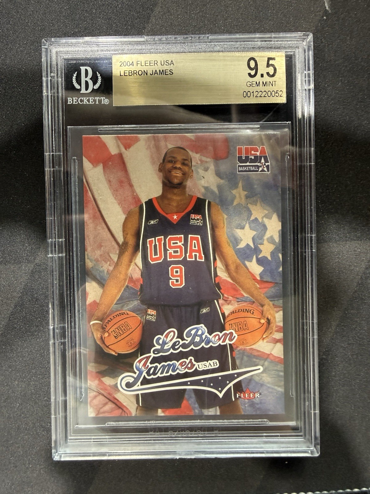 2004-05 Fleer USA LeBron James #NNO BGS 9.5 🔥🔥 Cleveland Cavaliers 2004-05 Fleer USA LeBron James #NNO BGS 9.5 🔥🔥 Cleveland Cavaliers