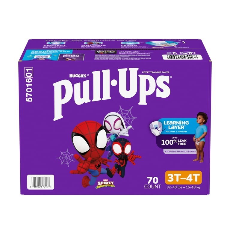 Huggies Boys Pull-Ups 3t 4t- 70 Count-$49.99- 