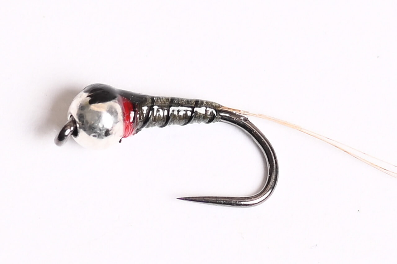Tungsten BH Baetis Perdigon Fly, 6-Pack