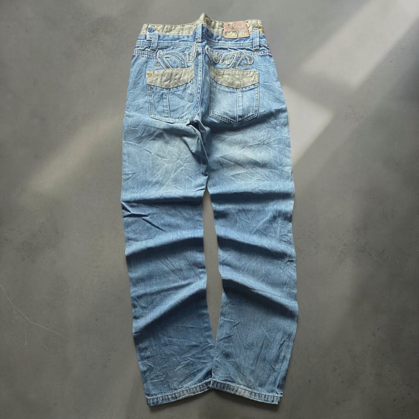 Archive Y2K Rockstar Desigual Cyber Euro Jeans - Fits 34x32 Archive Y2K Rockstar Desigual Cyber Euro Jeans - Fits 34x32