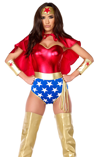 Sexy Forplay Super Seductress Comic Super Hero Wonder Woman Costume 6pc 551307 Sexy Forplay Super Seductress Comic Super Hero Wonder Woman Costume 6pc 551307