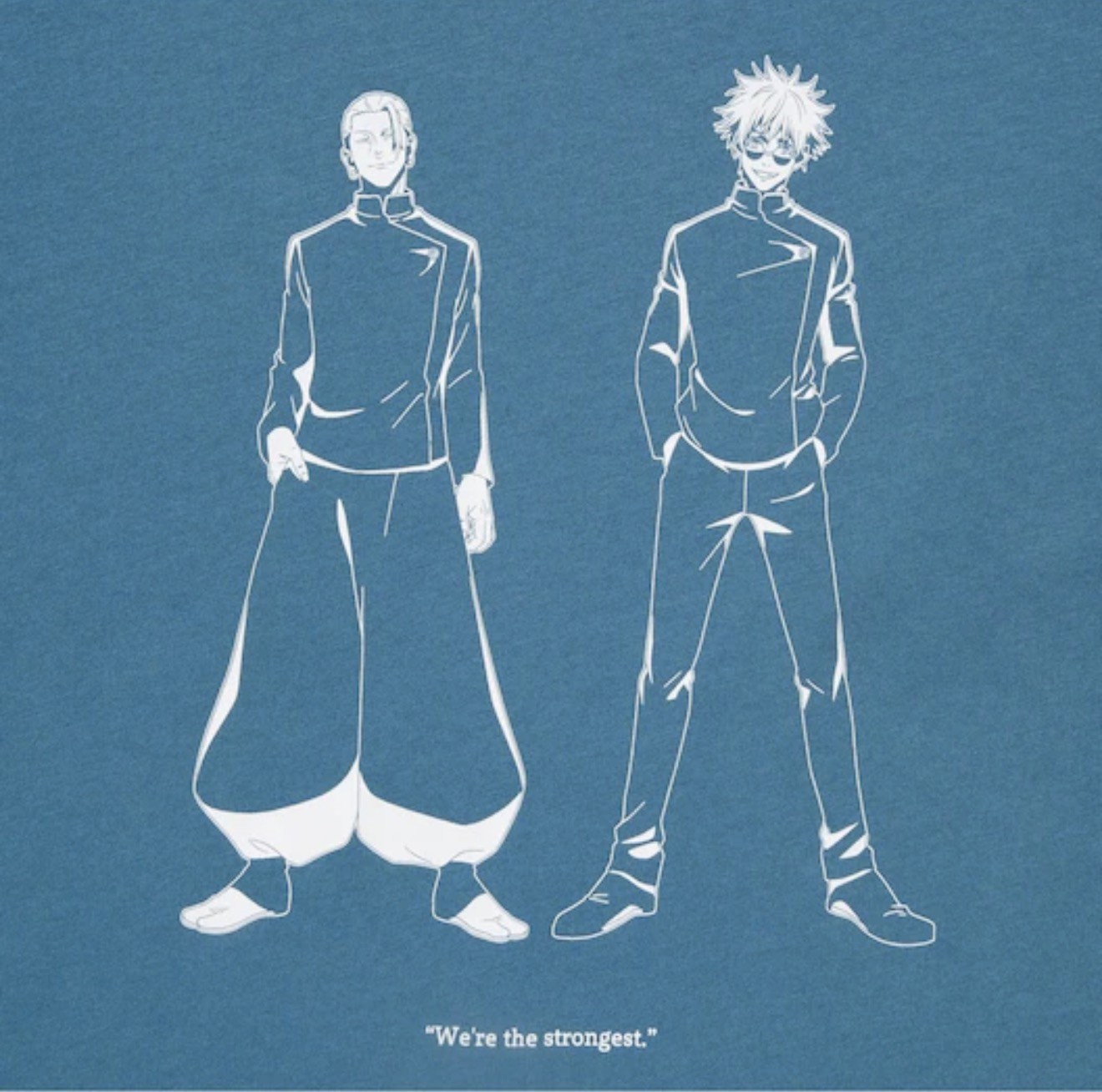 UNIQLO Jujutsu Kaisen High School Gojo Geto T Shirt Japan XL Size UNIQLO Jujutsu Kaisen High School Gojo Geto T Shirt Japan XL Size