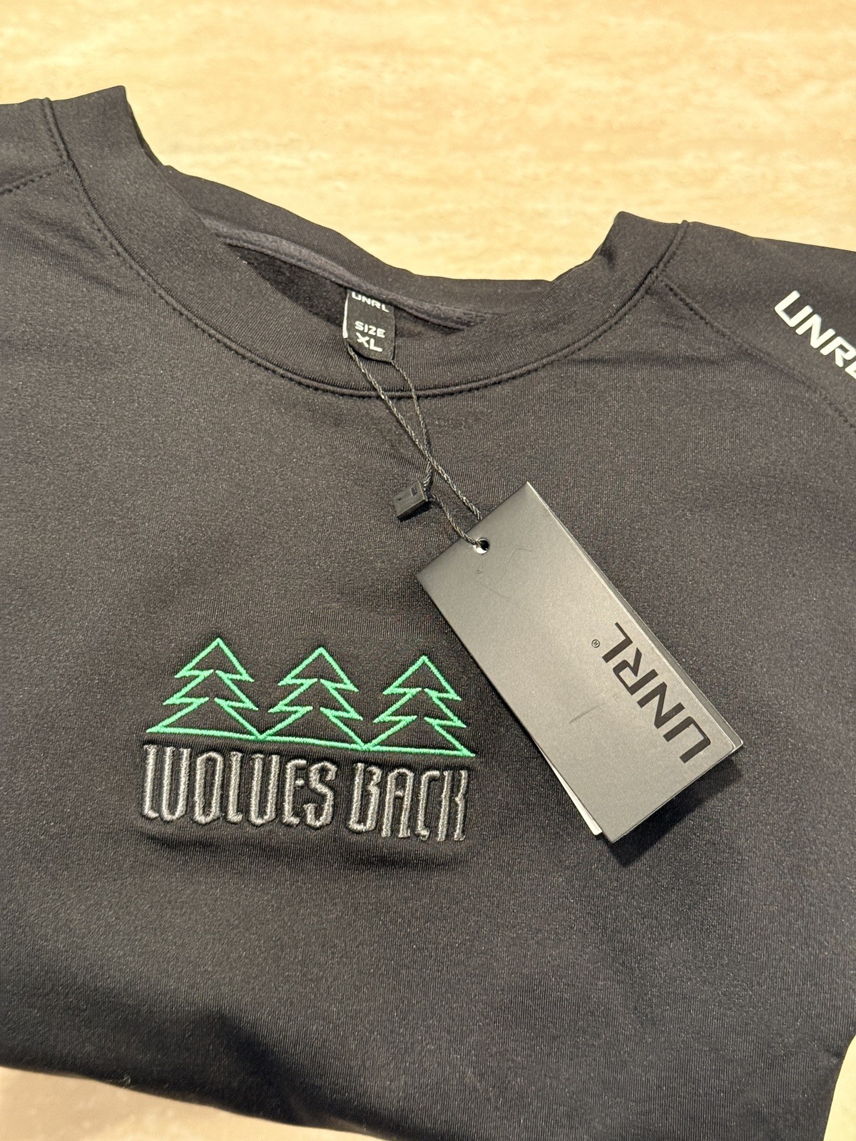 UNRL x Minnesota Timberwolves ‘26 Playoff Black Crewneck ( XL ) NWT UNRL x Minnesota Timberwolves ‘26 Playoff Black Crewneck ( XL ) NWT