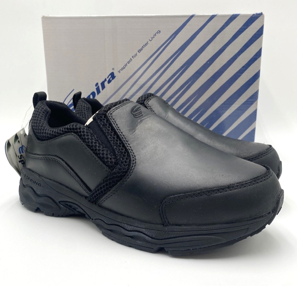 Spira TAURUS Men\'s LIGHTLY USED Leather Moccasin Shoe Black Multiple Sizes Spira TAURUS Men\'s LIGHTLY USED Leather Moccasin Shoe Black Multiple Sizes
