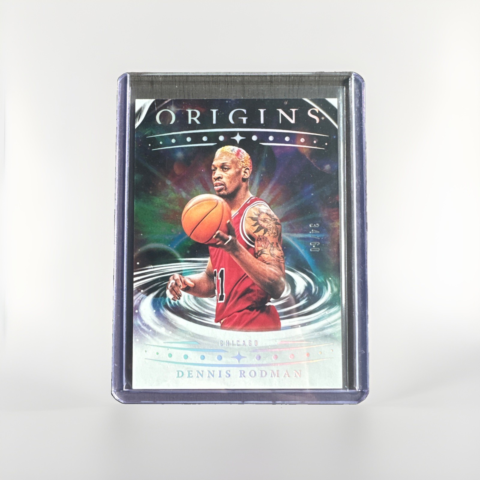 2025-26 Panini Origins - Dennis Rodman #95 Neon Stripes /49