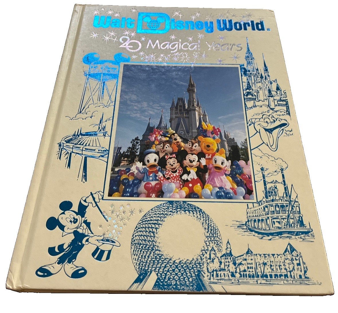 Vintage Walt Disney World 20 Magical Years Hardcover Souvenir Book -Very Good Vintage Walt Disney World 20 Magical Years Hardcover Souvenir Book -Very Good