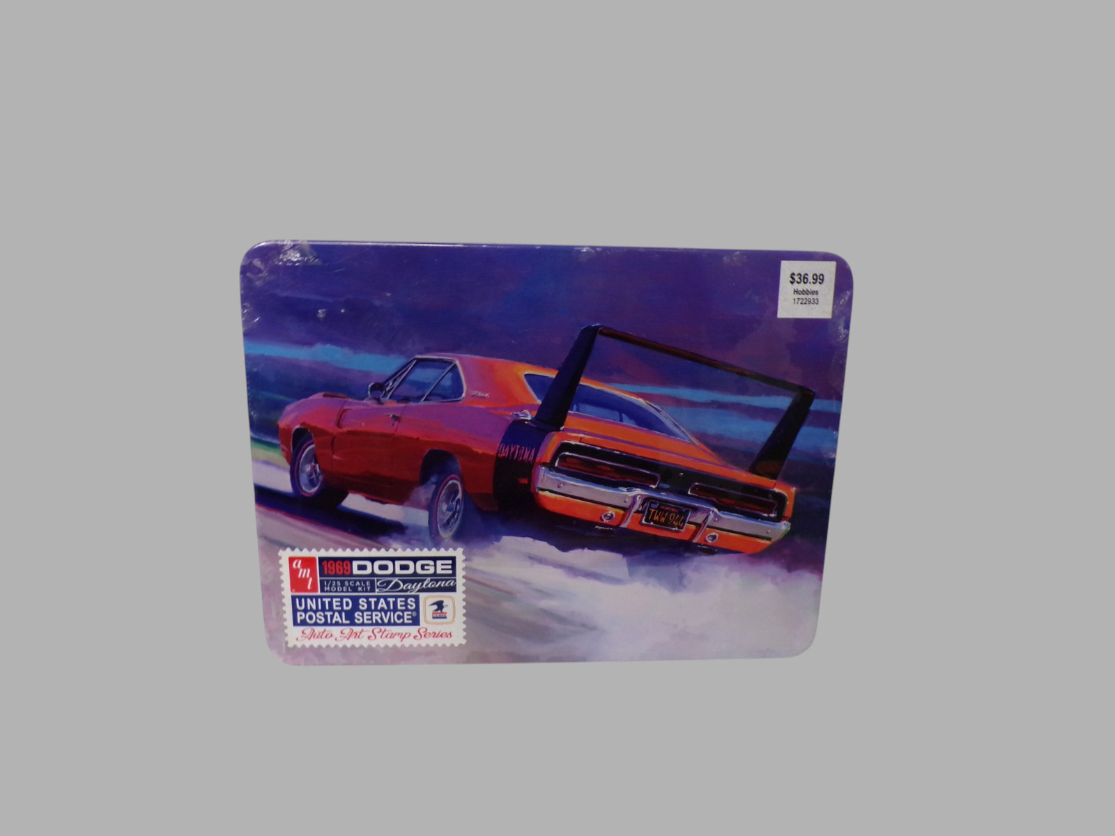 AMT 1969 Dodge Charger DAMT 1969 Dodge Daytona USPS Tin Model Kit 1/25 Sealed AMT 1969 Dodge Charger DAMT 1969 Dodge Daytona USPS Tin Model Kit 1/25 Sealed