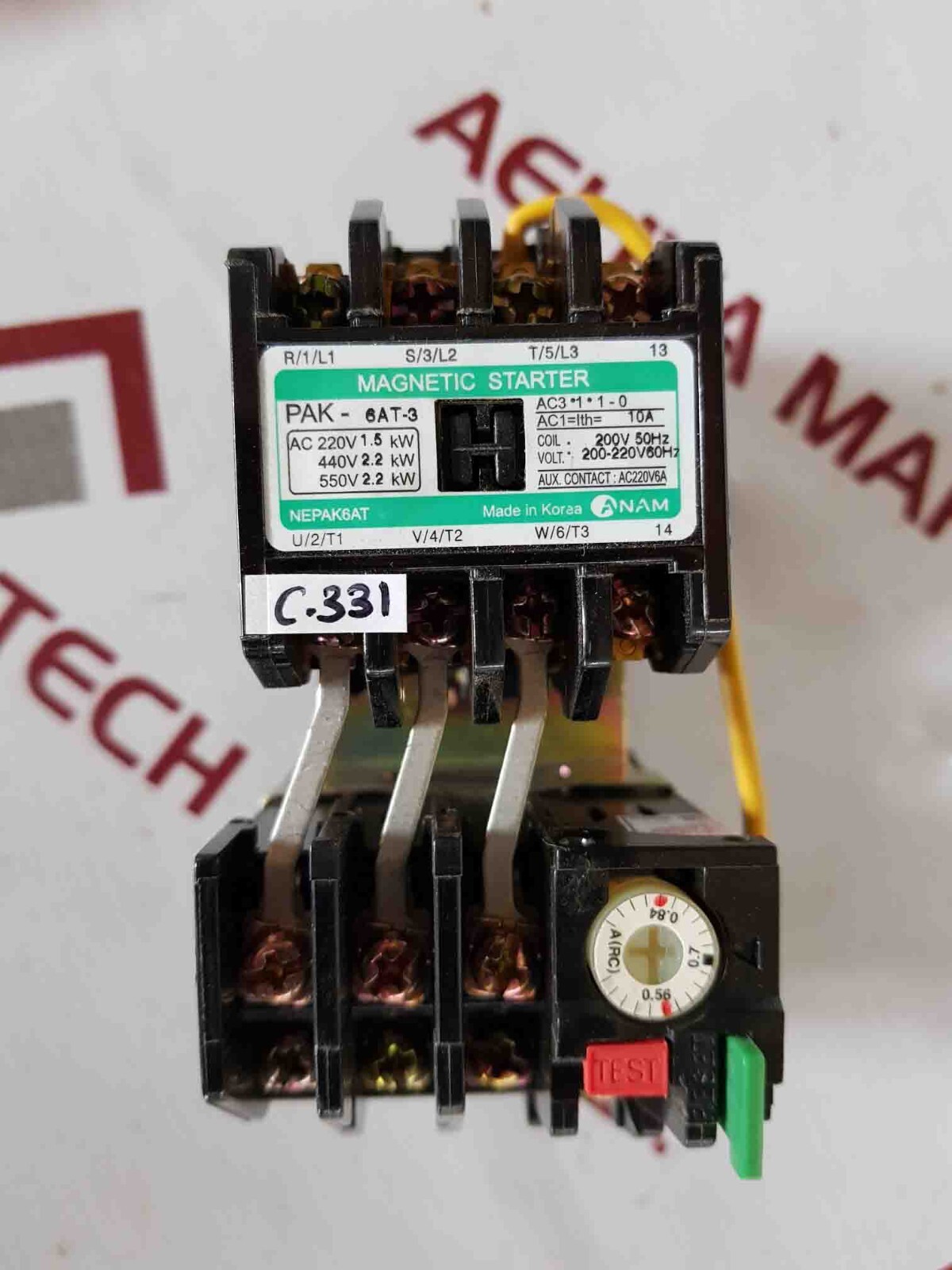 Anam PAK-6at-3 magnetic starter