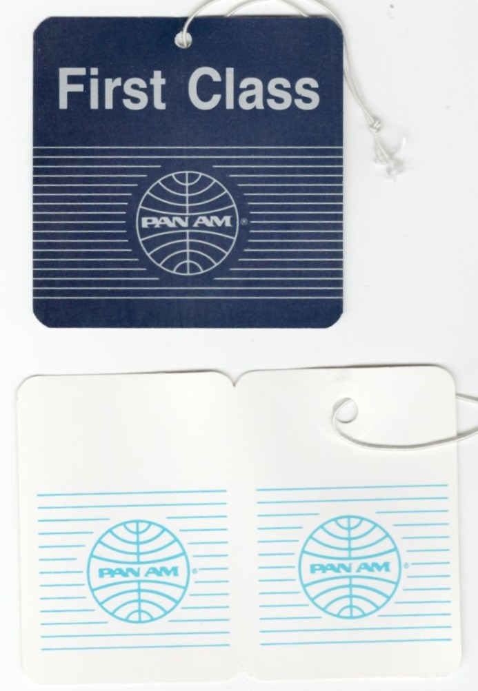 PAN AM BAGGAGE TAGS (2)