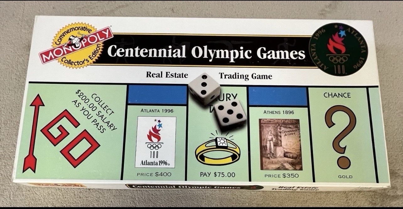 Centennial Olympic Games Authorized Monopoly Edition Usaopoly Vintage 1996 NEW Centennial Olympic Games Authorized Monopoly Edition Usaopoly Vintage 1996 NEW