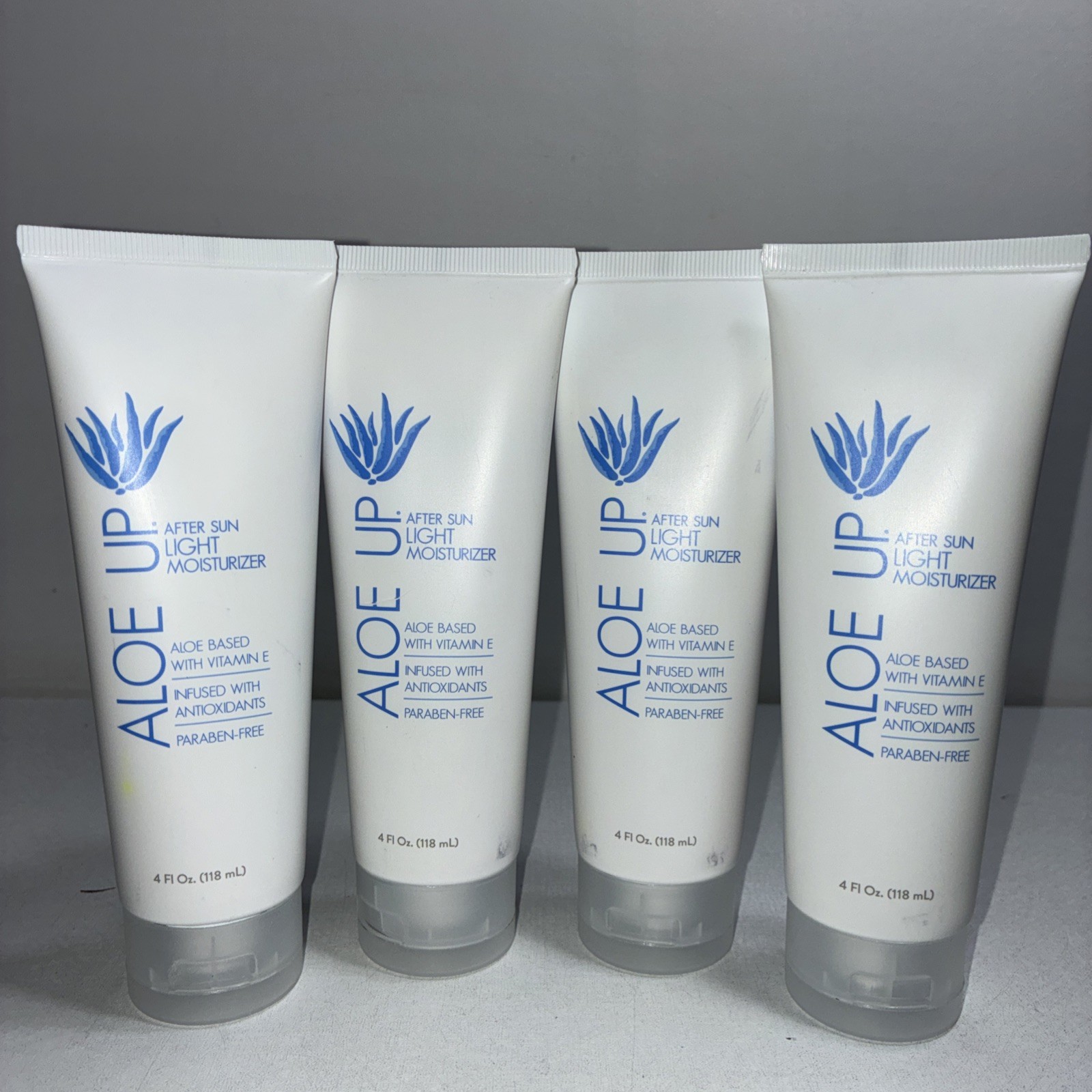 4 Sealed Aloe Up After Sun Light Moisturizer Aloe Based, Vitamin E 4 Fl Oz Each 4 Sealed Aloe Up After Sun Light Moisturizer Aloe Based, Vitamin E 4 Fl Oz Each
