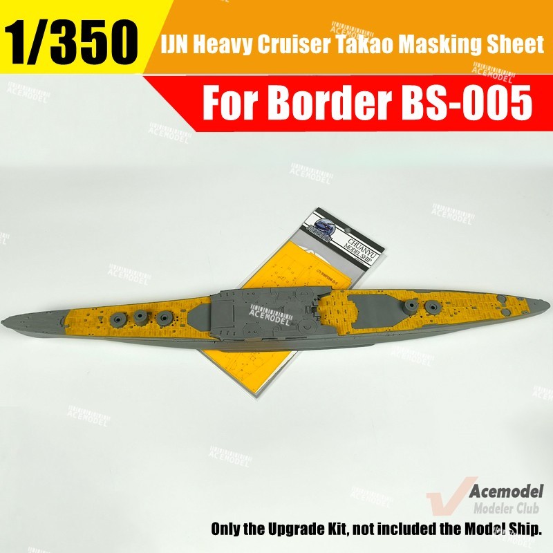 1/350 IJN Heavy Cruiser Takao Masking Sheet Detail-up Set for Border BS-005