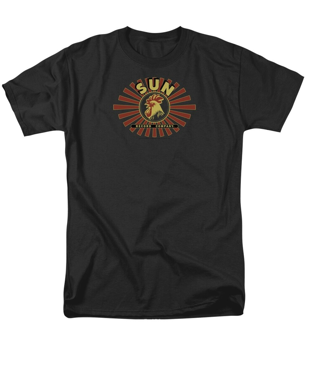 Sun Ray Rooster, Vintage Graphic T-Shirt for Men