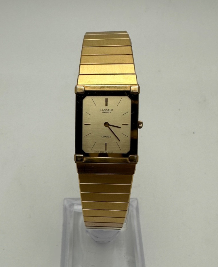 SEIKO LASALLE 6730-5749 ELEGANT ULTRA-SLIM 1980\'S Womens WATCH IN BOX SEIKO LASALLE 6730-5749 ELEGANT ULTRA-SLIM 1980\'S Womens WATCH IN BOX