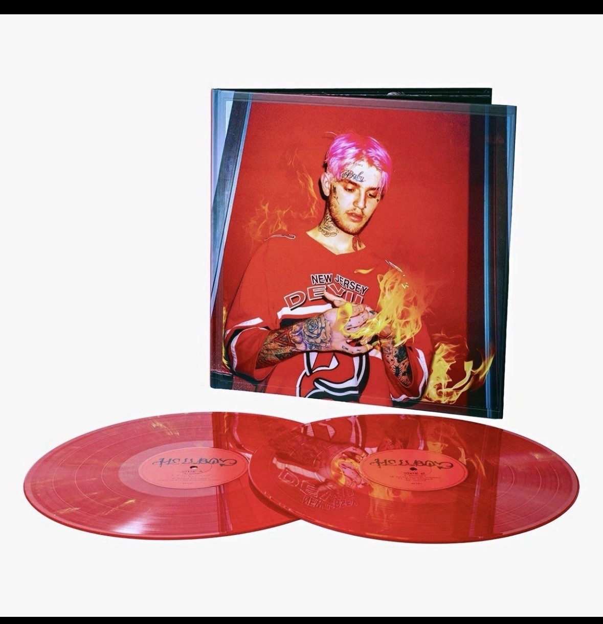 PRESALE Lil Peep Hellboy 10 year anniversary GOLD RUBY colored vinyl PRESALE Lil Peep Hellboy 10 year anniversary GOLD RUBY colored vinyl