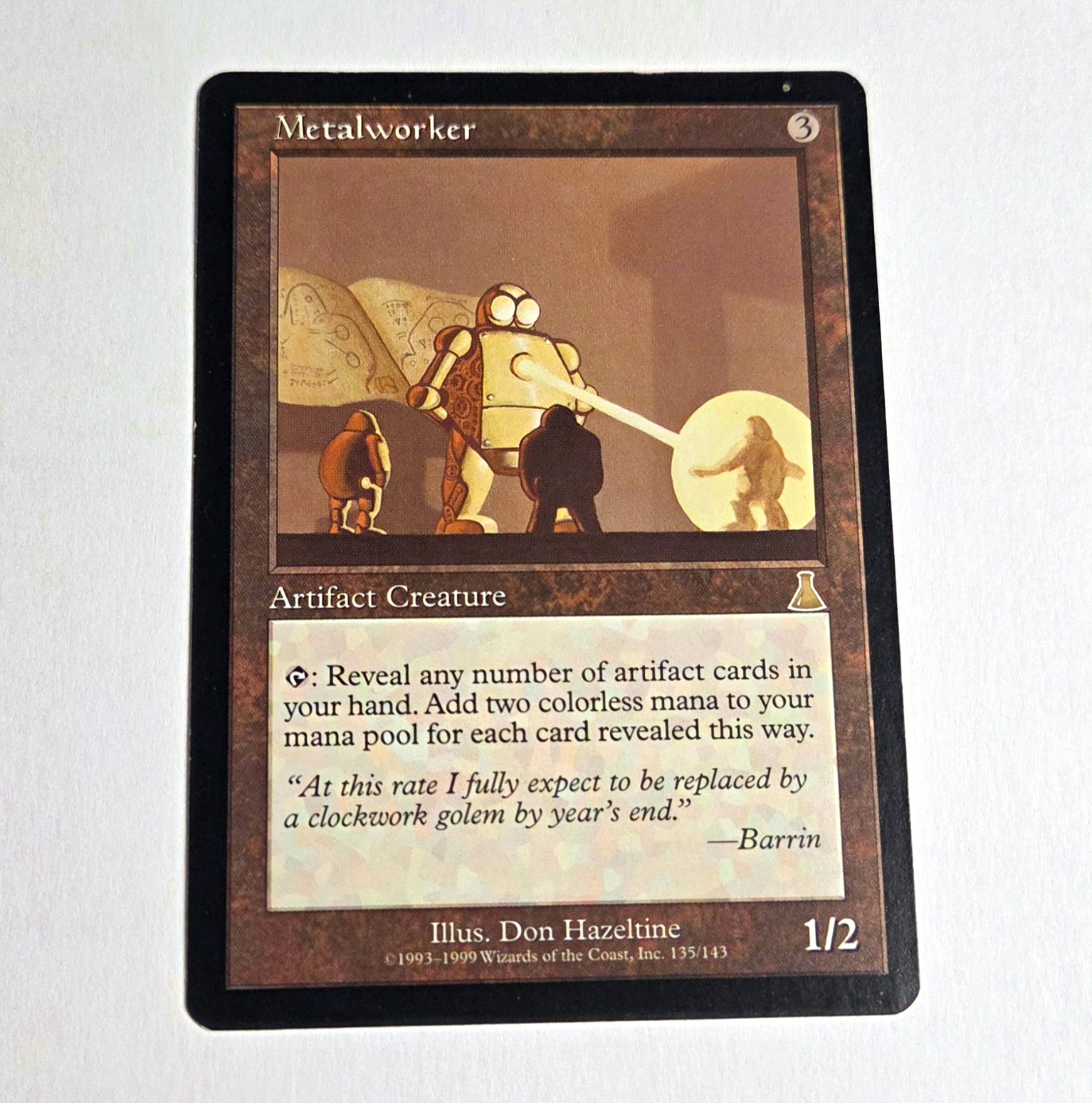 Metalworker Urza\'s Destiny #135 Rare Regular Artifact Creature MTG 1999 Metalworker Urza\'s Destiny #135 Rare Regular Artifact Creature MTG 1999