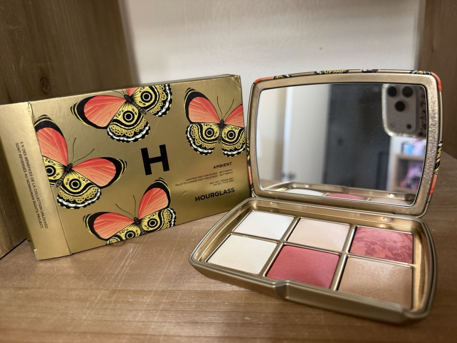 Hourglass Ambient Unlocked Butterfly Palette BNIB/Limited Edition/Rare Hourglass Ambient Unlocked Butterfly Palette BNIB/Limited Edition/Rare