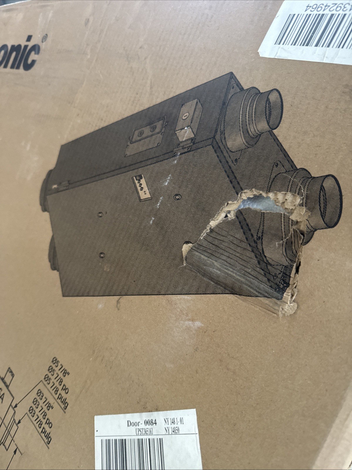 Panasonic Intelli-Balance Energy Recovery Ventilator, 100 ERV, FV-10VEC2H Panasonic Intelli-Balance Energy Recovery Ventilator, 100 ERV, FV-10VEC2H