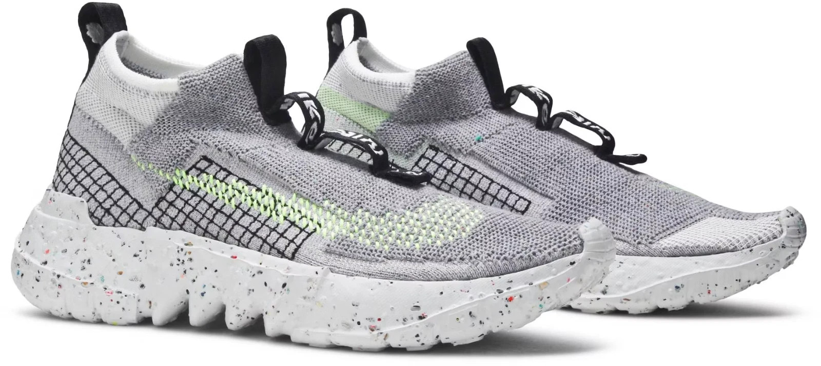 Nike Space Hippie 02 COMFORTABLE Grey Volt CQ3988-002 MEN\'S SIZE 12 FAST SHIP Nike Space Hippie 02 COMFORTABLE Grey Volt CQ3988-002 MEN\'S SIZE 12 FAST SHIP