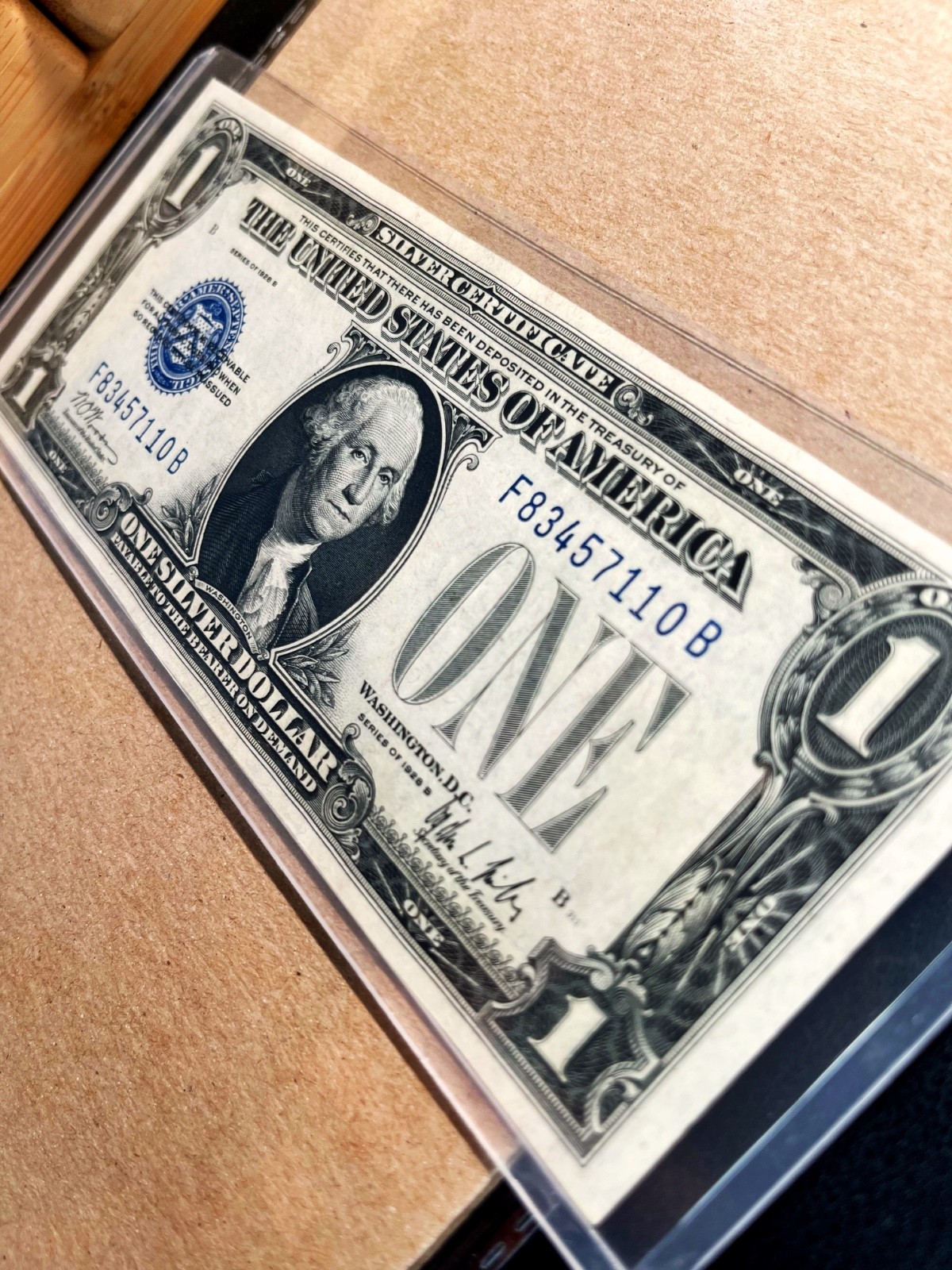 Fr. 1602 1928B $1 Silver Certificate Fr. 1602 1928B $1 Silver Certificate