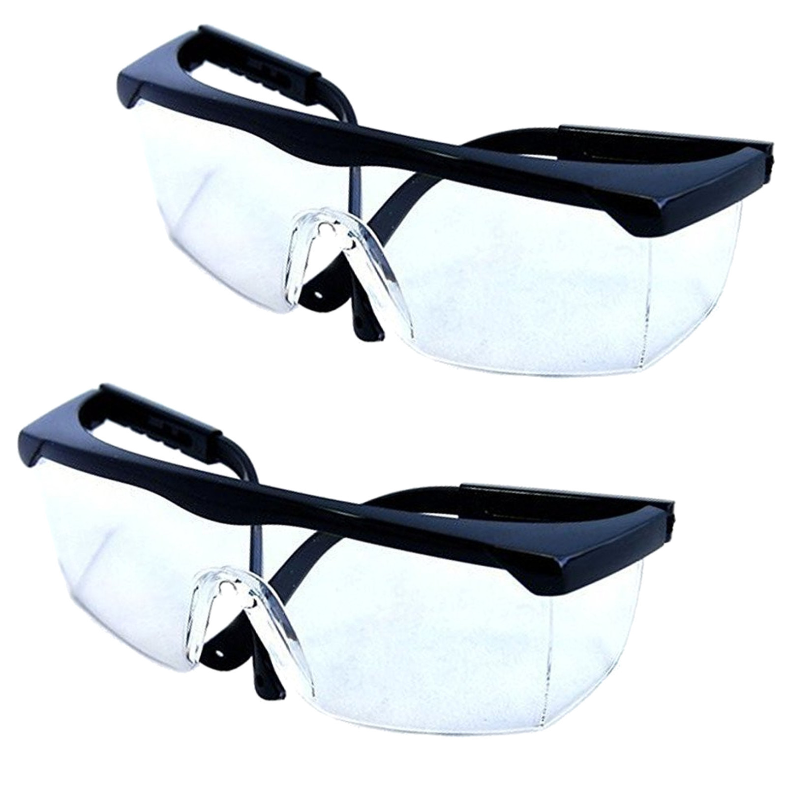 2-Pack HQRP Safety Glasses UV Protecting for Shooting, Gun range, Racquetball