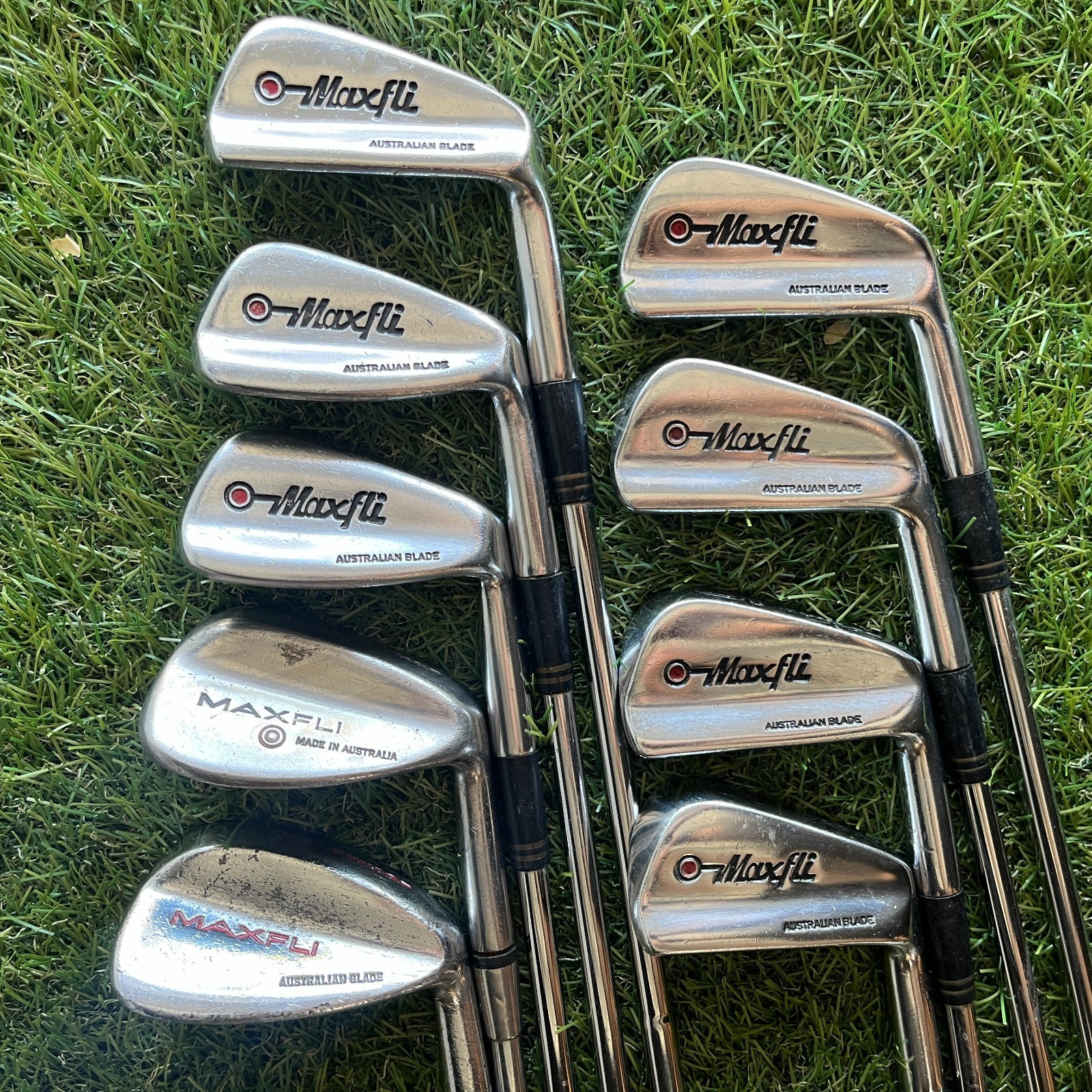 Dunlop Maxfli Austalian Blade 3-Pw+Sw Stiff Steel Vintage Blades Right Handed