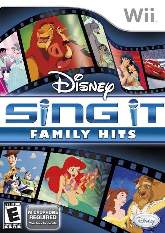 Disney Sing It: Family Hits - Nintendo Wii Game Disney Sing It: Family Hits - Nintendo Wii Game