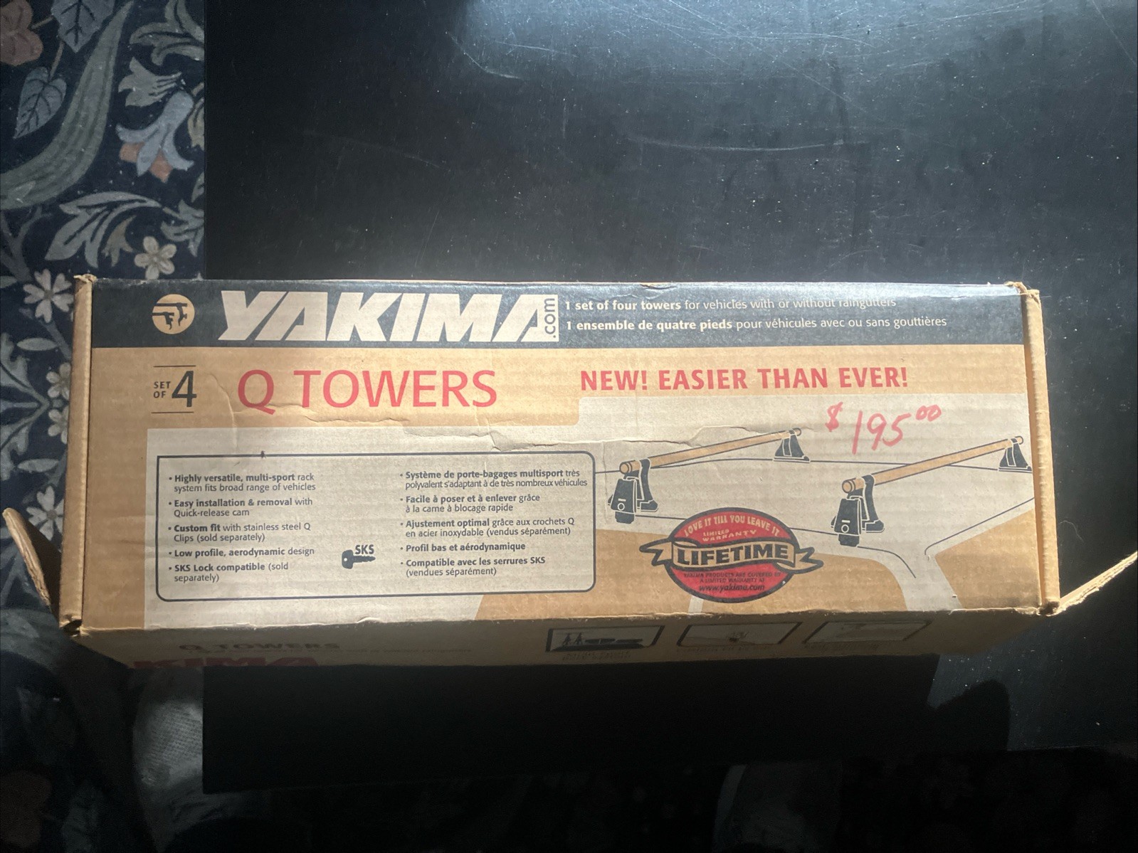 Yakima Q Towers - Set of 4 Roof Rack Towers (New Sealed ) Yakima Q Towers - Set of 4 Roof Rack Towers (New Sealed )