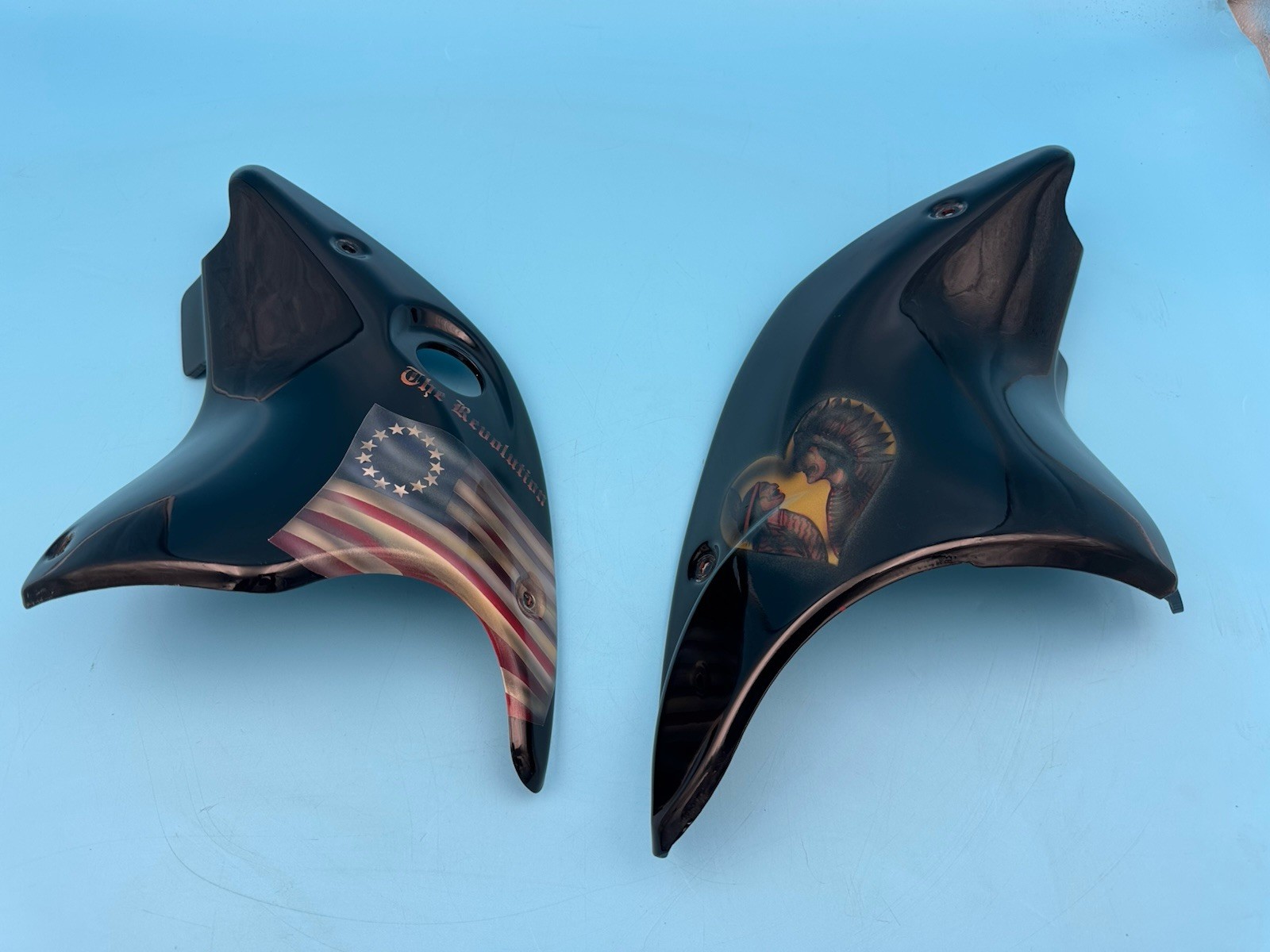 2002-2004 Gilroy Indian Chief Lower Fairings Custom 2002-2004 Gilroy Indian Chief Lower Fairings Custom