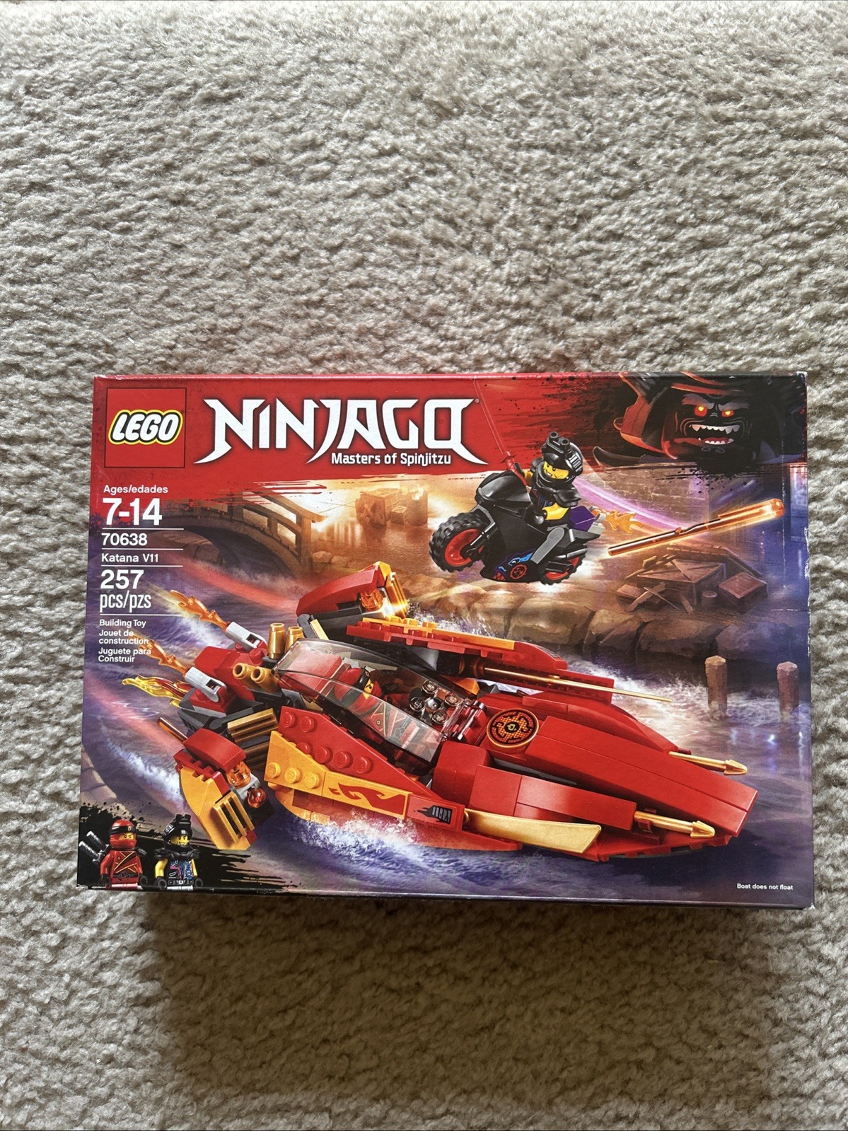 LEGO NINJAGO Masters of Spinjitzu Katana V11 70638 257 Pieces Set Brand New LEGO NINJAGO Masters of Spinjitzu Katana V11 70638 257 Pieces Set Brand New