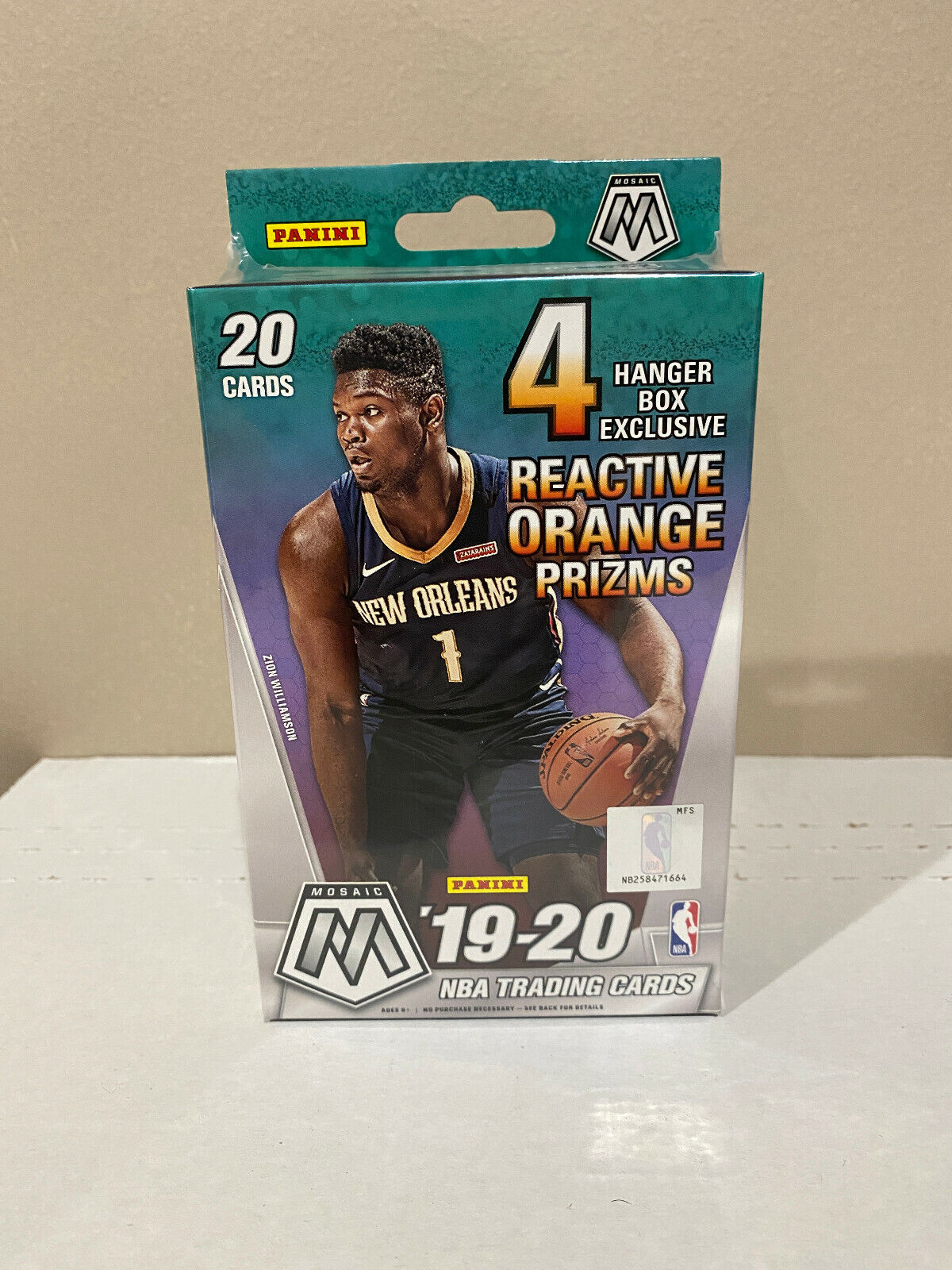 Factory Sealed 2019-20 Panini Mosaic NBA Basketball Hanger Box - 20 Cards