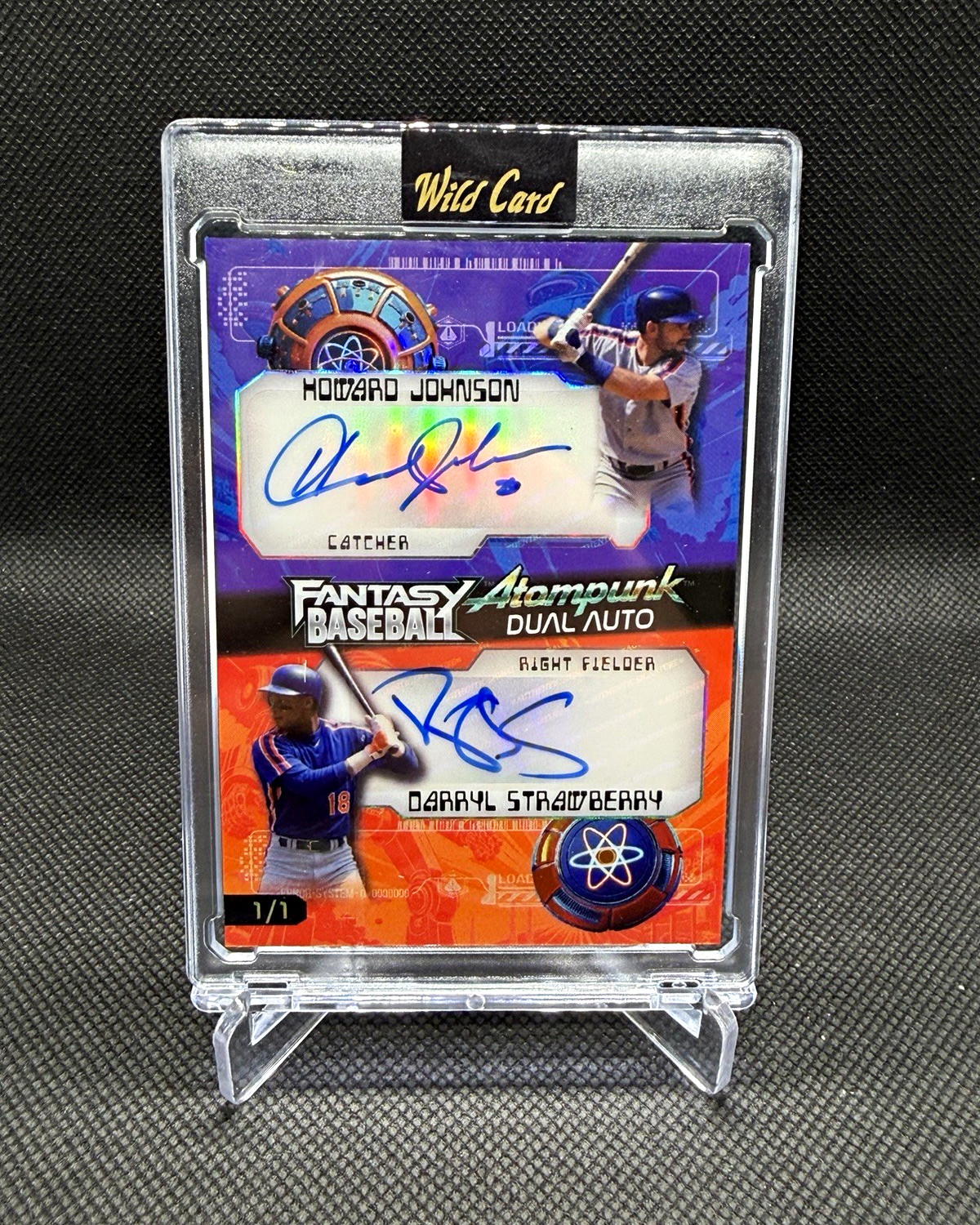 Wild Card 2026 Fantasy Baseball Steampunk Dual Auto 1/1 Johnson Strawberry Wild Card 2026 Fantasy Baseball Steampunk Dual Auto 1/1 Johnson Strawberry