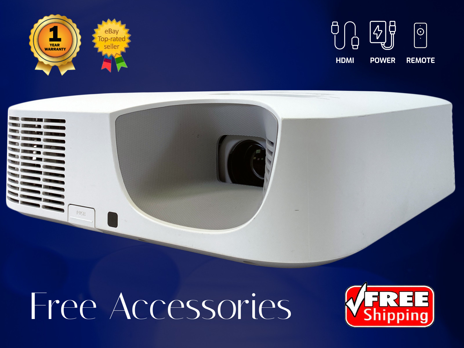 REFURBISHED - Casio XJ-V10X DLP Projector 4K Laser/LED Hybrid 3300 Lumens 2160p
