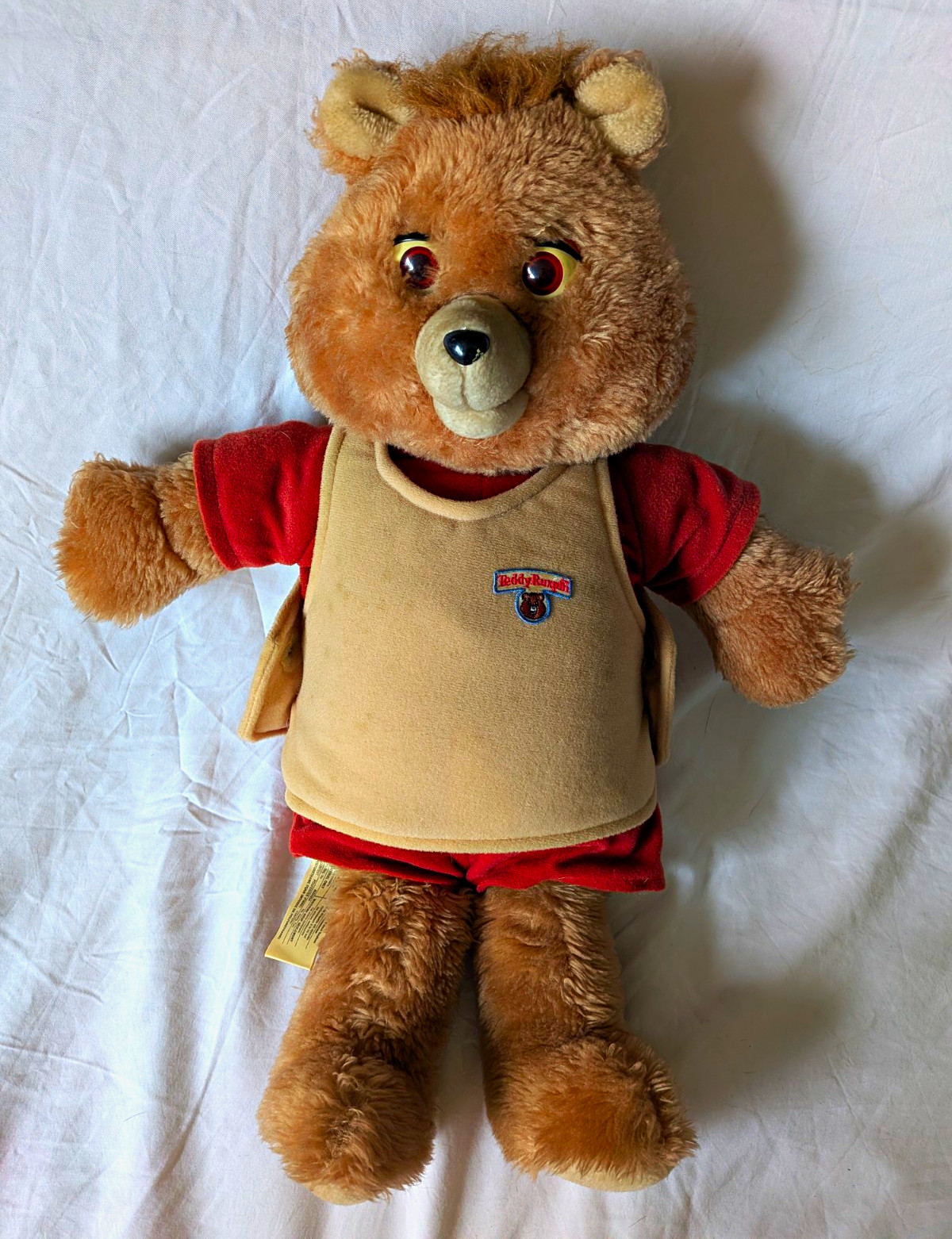 Vintage 1985 Teddy Ruxpin Worlds of Wonder Talking Bear
