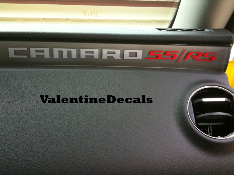 FITS Chevy Camaro SS RS Dash Decal 2010 2011 2012 2013 2014 2015 FITS Chevy Camaro SS RS Dash Decal 2010 2011 2012 2013 2014 2015