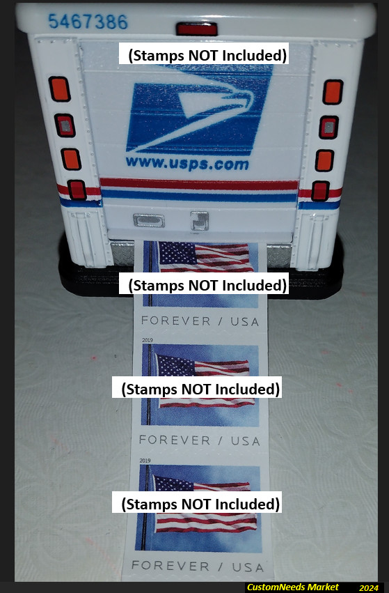 Postage/Stamp Dispenser Unique Replica Postal Carrier Truck ONLY (50% Shipping)