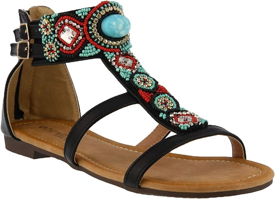 Patrizia Women\'s Francene Adjustable Gladiator Sandal