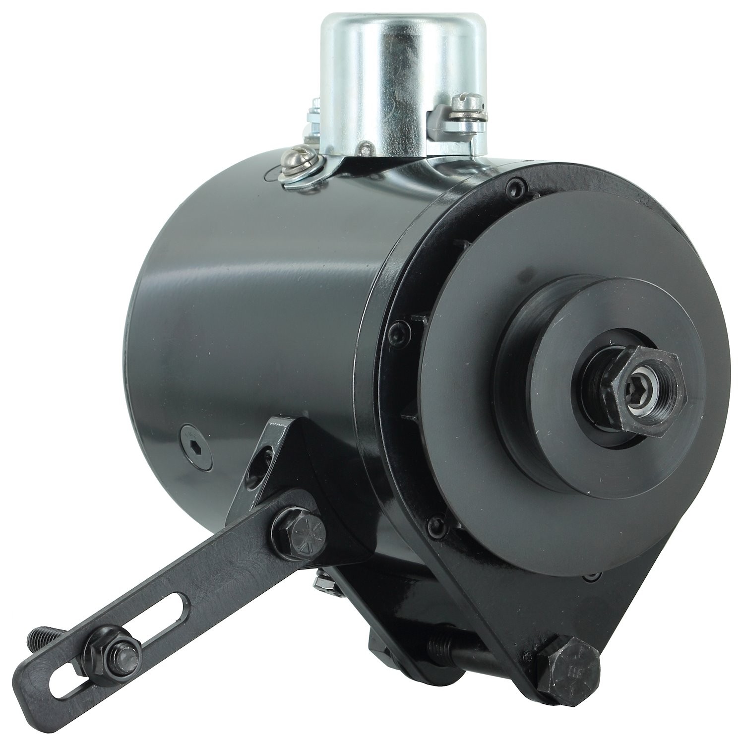 Powermaster Ford PowerGEN Model A Alternator Black
