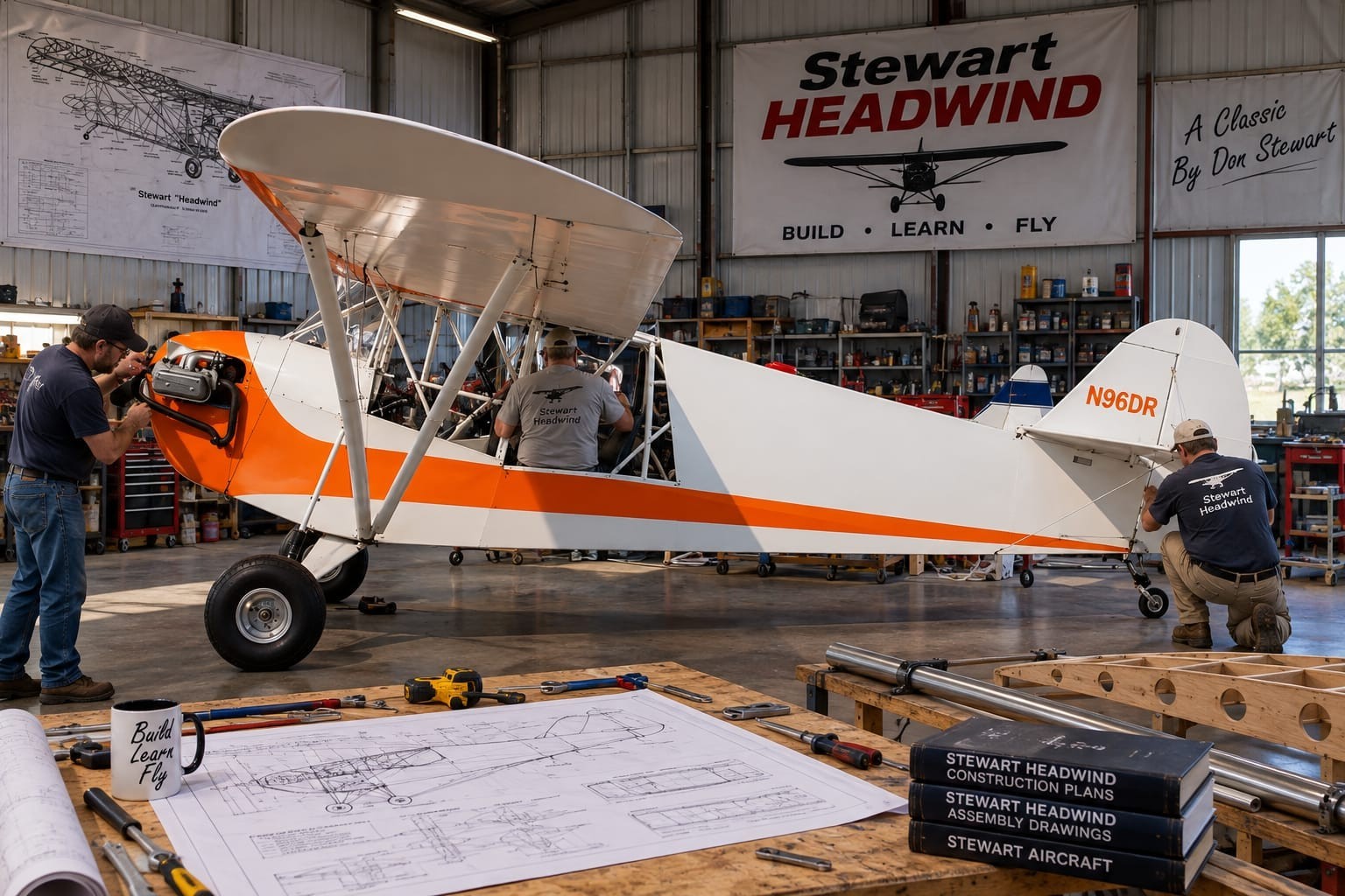 Stewart Headwind Aircraft Plans Don Stewart Homebuilt Airplane,PDF,JPG Files