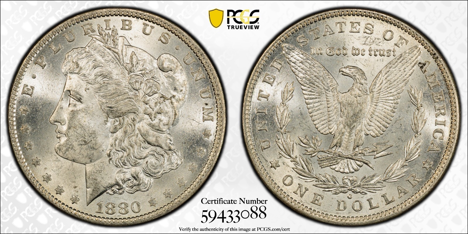 1880-O MORGAN SILVER DOLLAR PCGS MS62 JUST GRADED TOUGHER IN MS 1880-O MORGAN SILVER DOLLAR PCGS MS62 JUST GRADED TOUGHER IN MS
